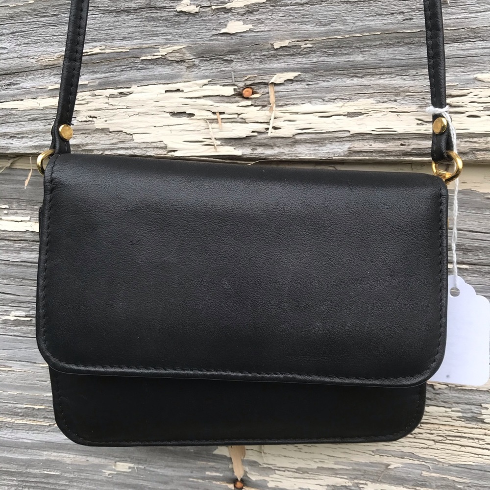 Vintage Genuine Leather Crossbody Mini Purse